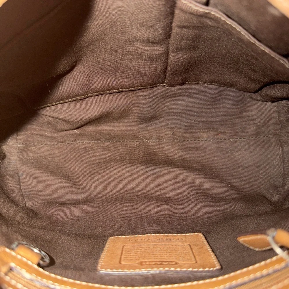 Coach Y2K Soho Mini-Signature Slim Hobo khaki doe brown #7025